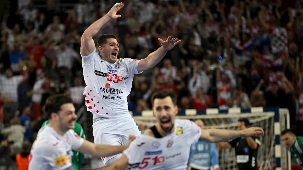 Dramatischer Handball-Thriller: Kroatien dreht Sieg im Viertelfinale gegen Ungarn