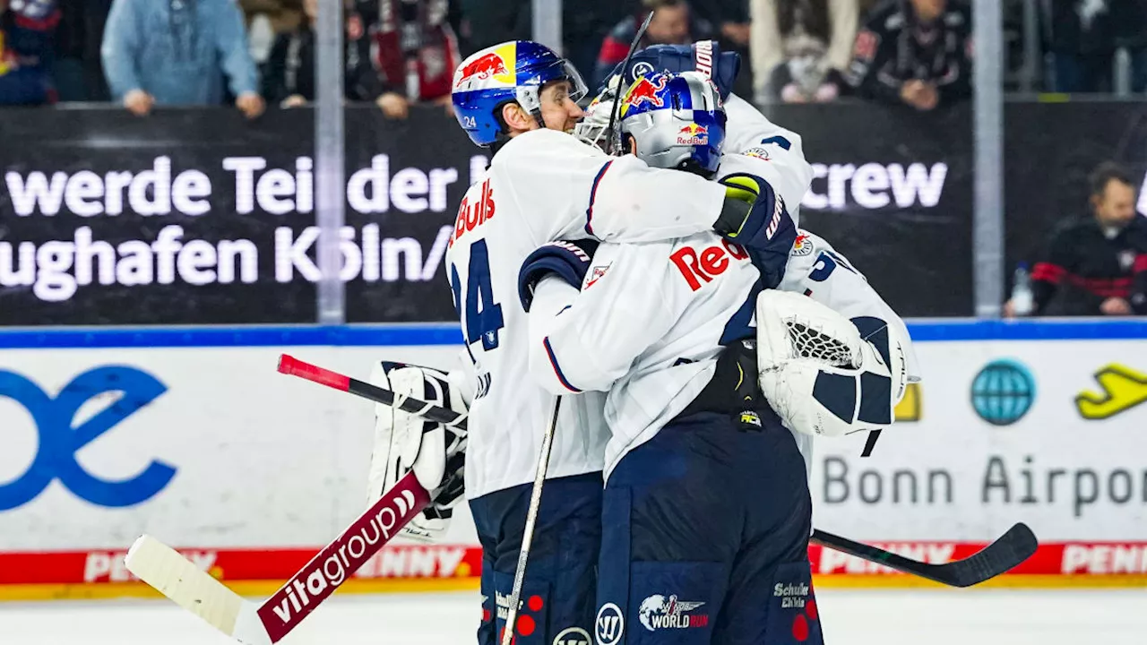 EHC Red Bull München besiegte Kölner Haie mit 3:2