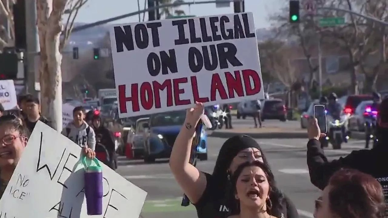 San Jose high school students rally in protest of ICE operations