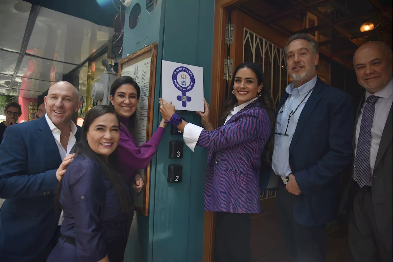 Cuauhtémoc instala Puntos Violeta en restaurantes para proteger a mujeres