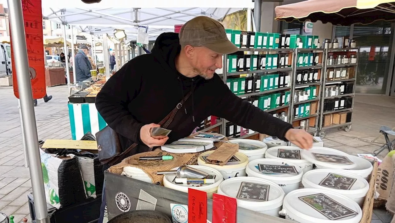 Gaillac : les marchés aiment la couleur café de Sébastien Paletta