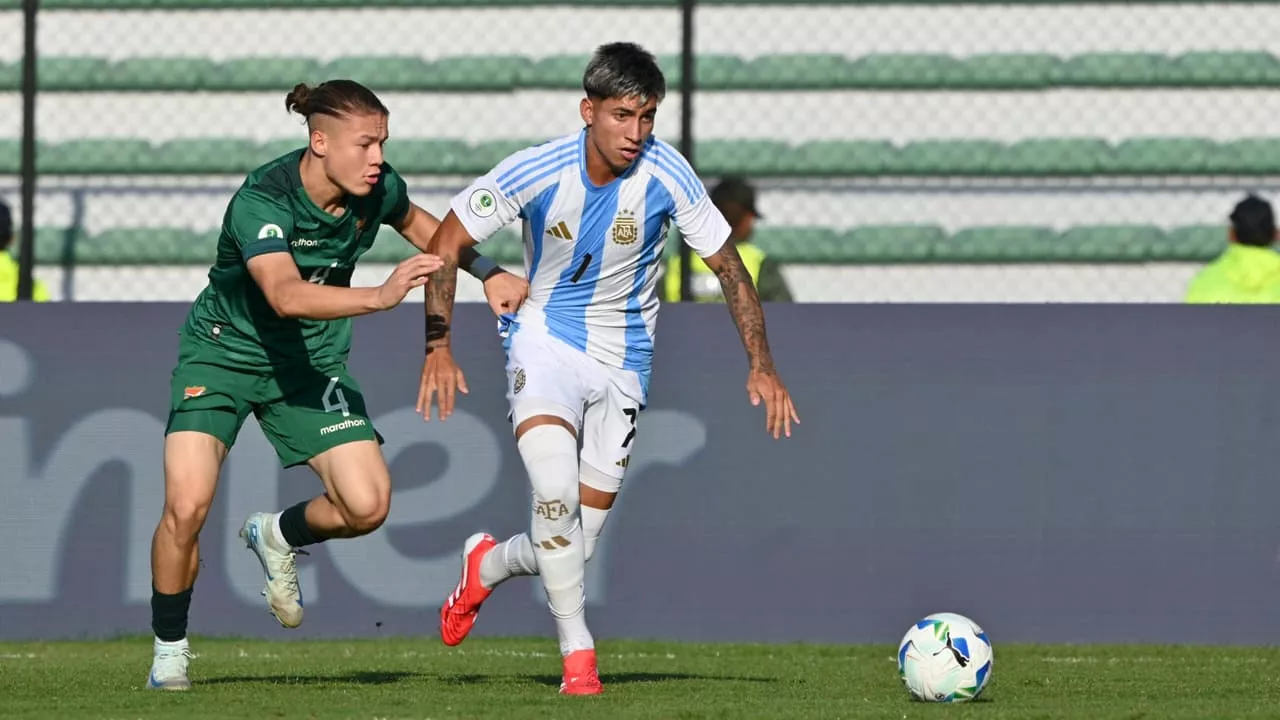 Argentina Sub-20 vence a Bolívia no Sul-Americano