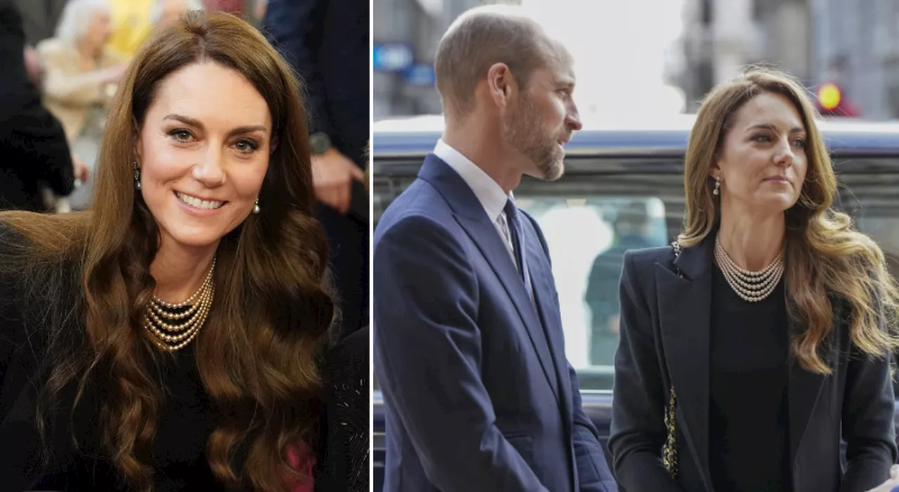 Kate Middleton omaggia Diana e Elisabetta con gioielli al Giorno della Memoria