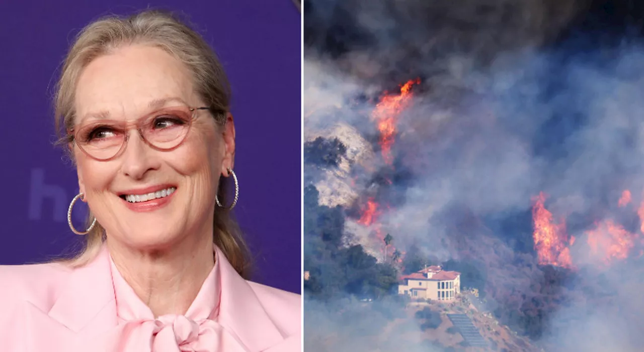 Meryl Streep Costretta ad Evacuare Casa a causa degli Incendi di Los Angeles