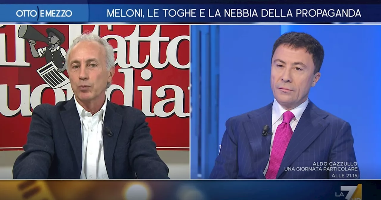 Meloni e l'Arrestro di Almasri: Travaglio Definisce la Situazione 'Una Tempesta in un Bicchier d'Acqua'