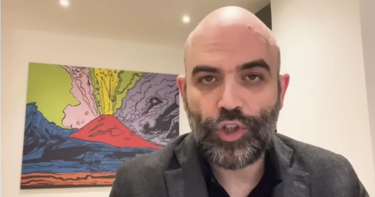 Meloni indagata, Saviano fa il processo al premier: &#034;È alleata ai cartelli criminali libici&#034;