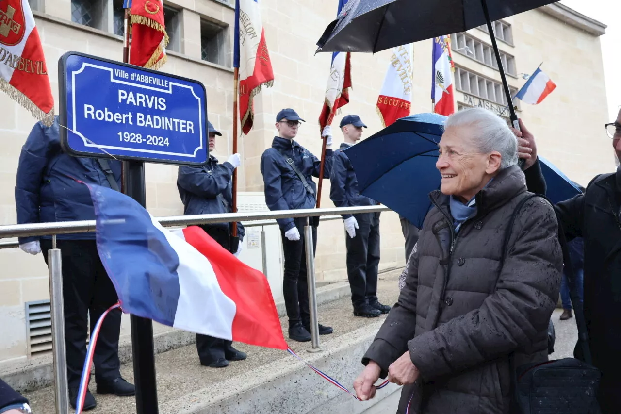 Abbeville: Hommage à Robert Badinter, l'ancien Garde des Sceaux qui a aboli la peine de mort