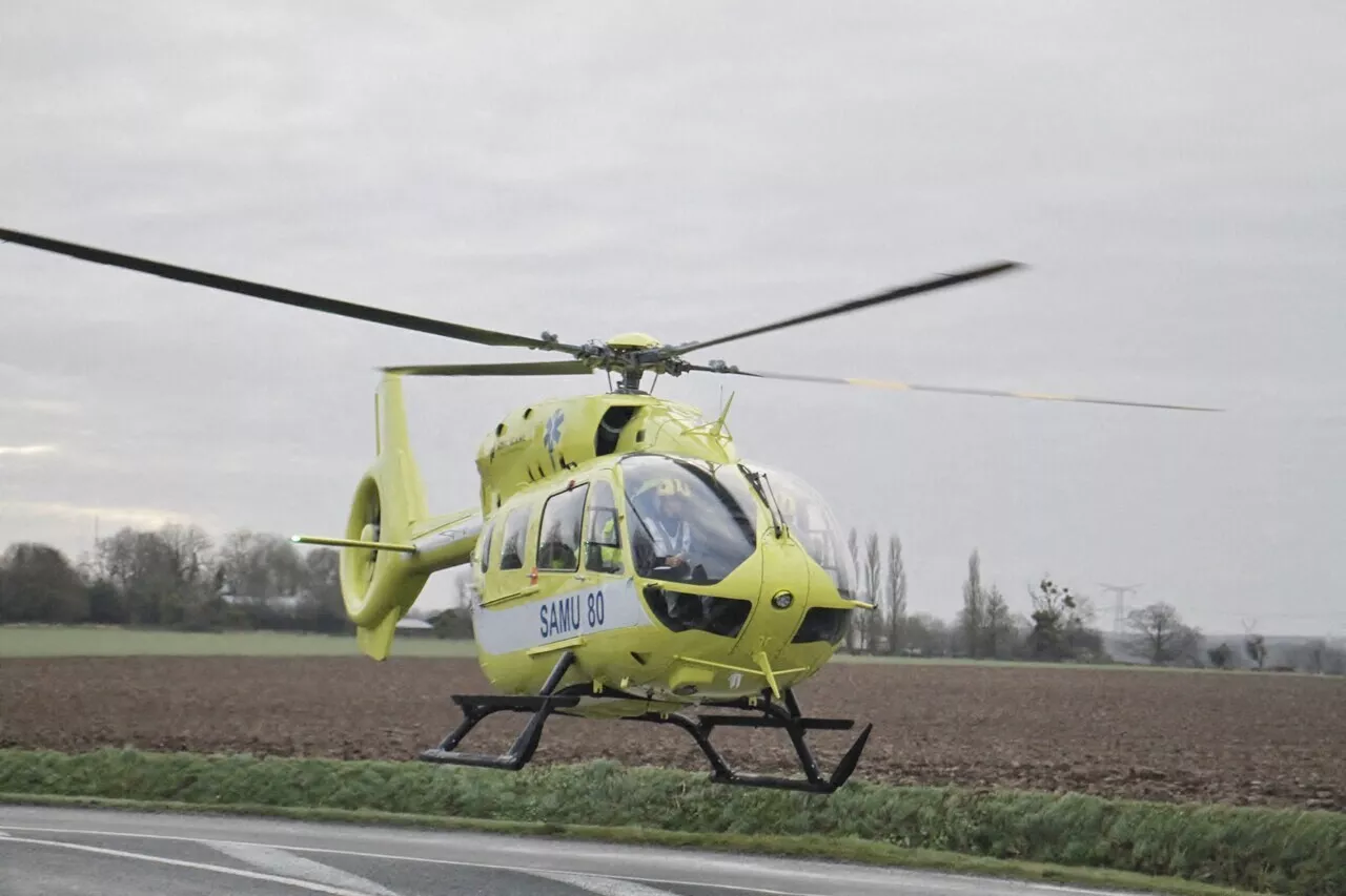 Accident de la circulation sur la RN2 dans l'Oise : un chauffeur héliporté