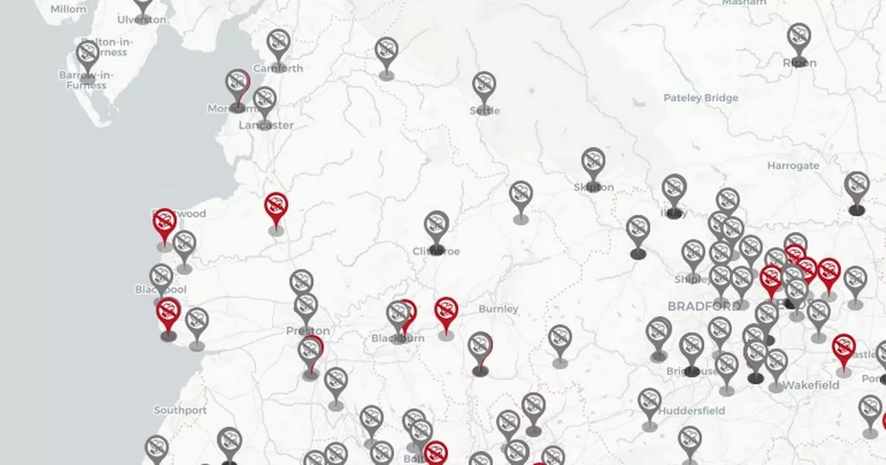 Mapped: The Lancashire areas where banks have disappeared