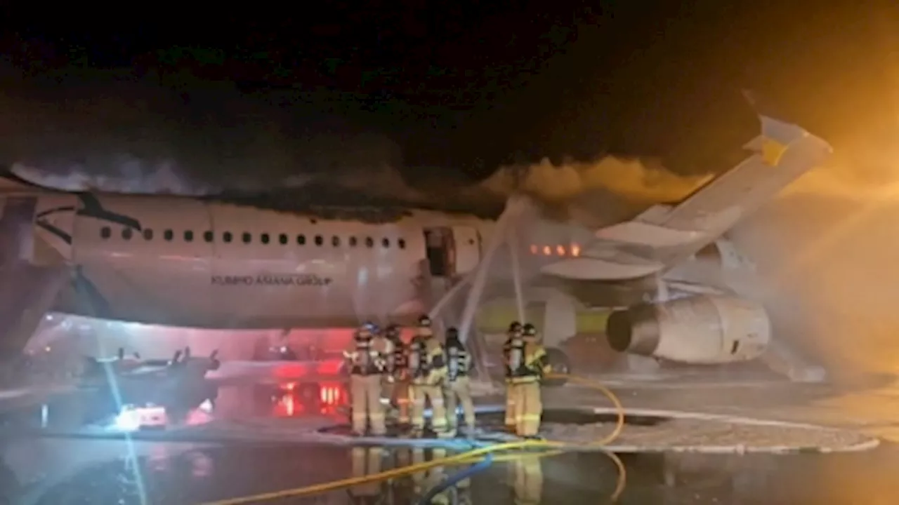 Air Busan Plane Catches Fire at Busan Airport, Evacuating 176 Passengers