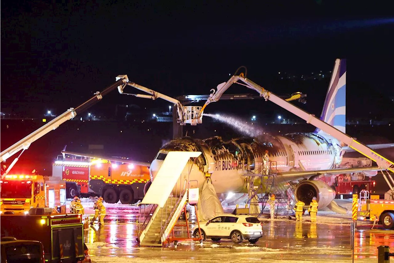 Passenger Plane Catches Fire Before Takeoff in South Korea, All Evacuated Safely