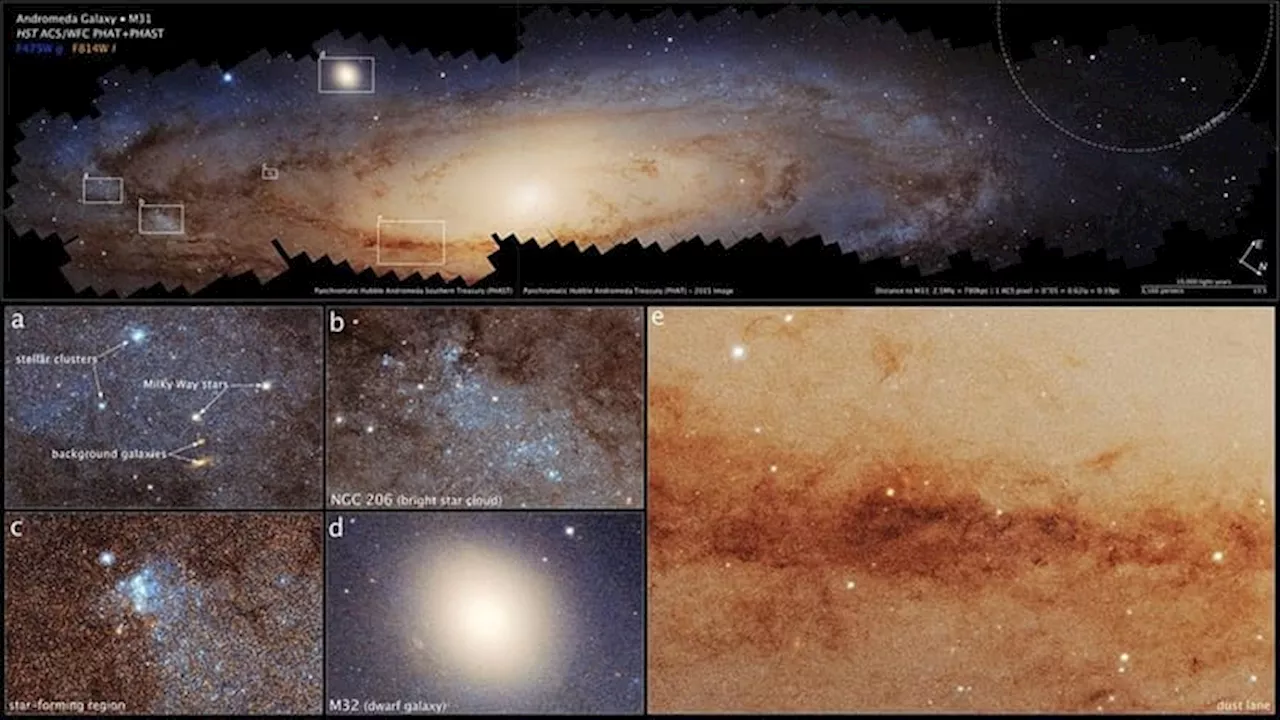 Hamparan 200 Juta Bintang Gambaran Menakjubkan Andromeda dari Teleskop Hubble