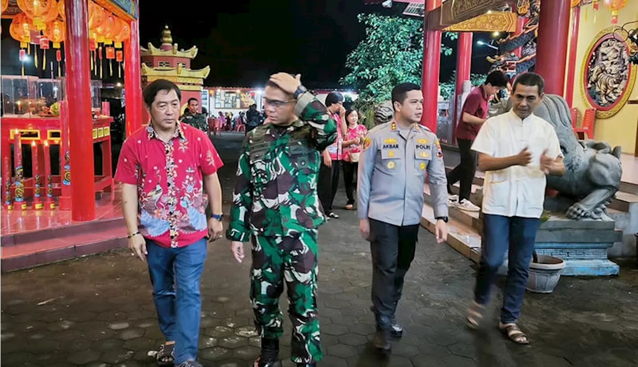 Kapolres dan Dandim Purbalingga Pantau Pengamanan Imlek, Jalin Silaturahmi dengan Umat Tri Dharma