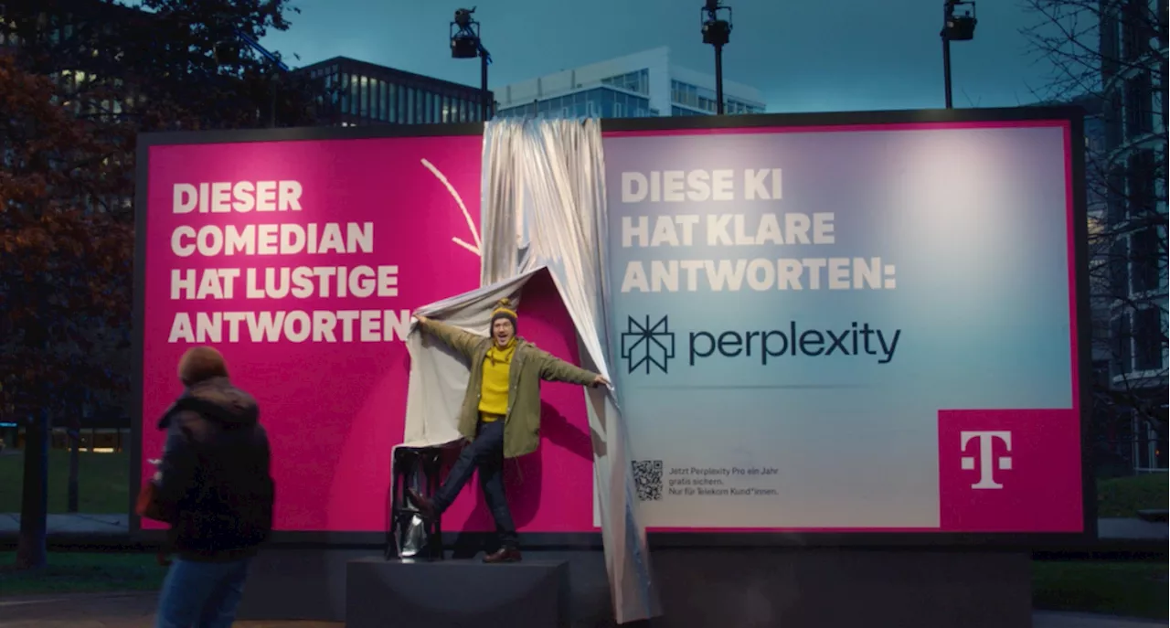 Neue Telekom-Kampagne: Frag doch Perplexity!