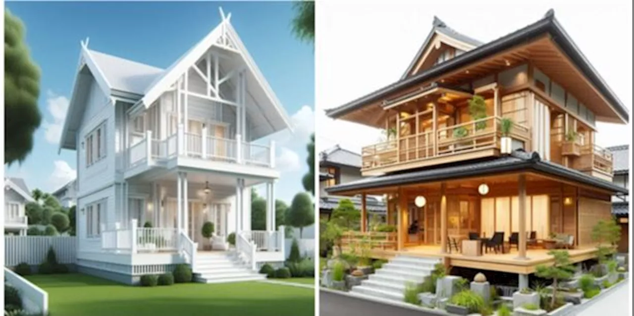 7 Inspirasi Desain Rumah Kayu Dua Lantai Adem, Estetik, dan Kekinian