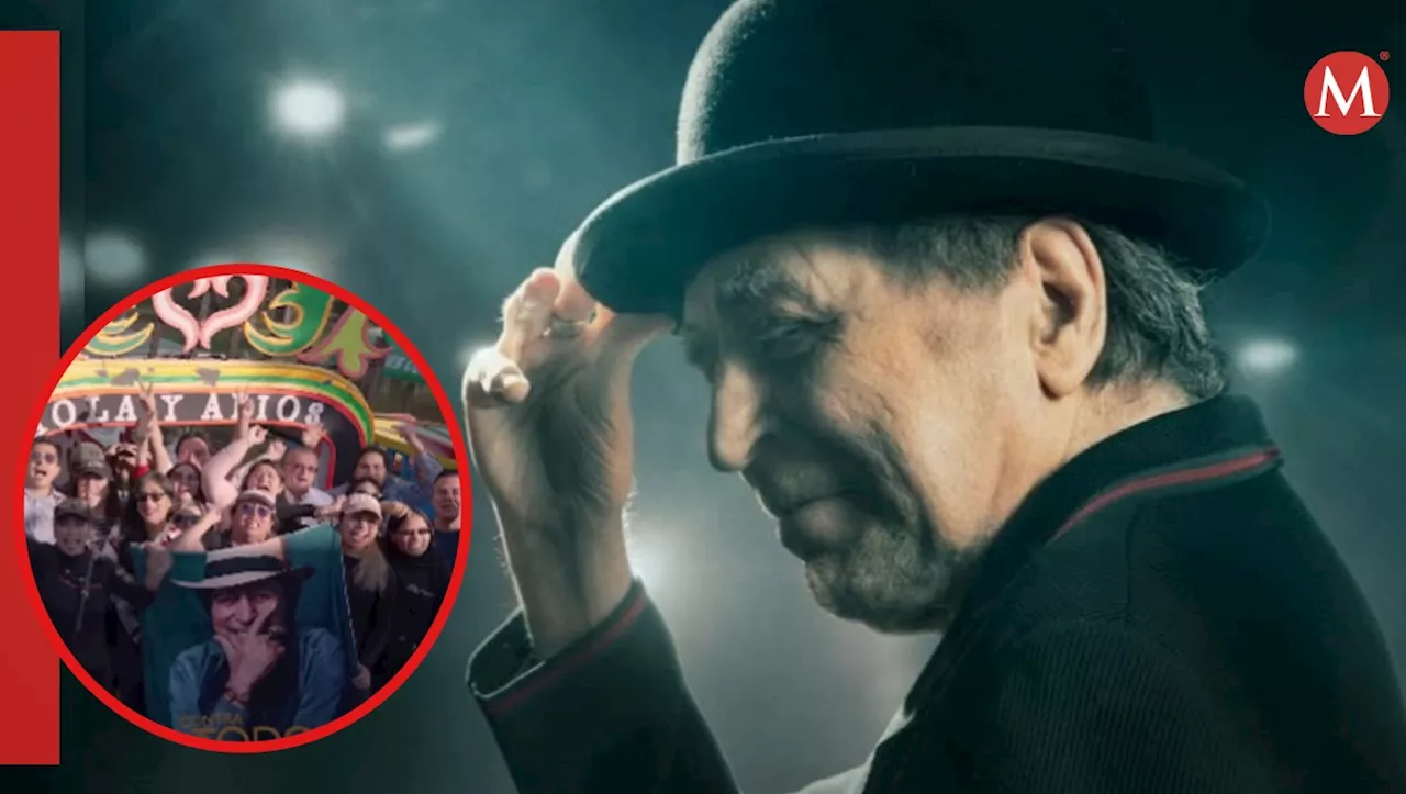 Joaquín Sabina presume el cariño de fans mexicanos durante su gira de despedida