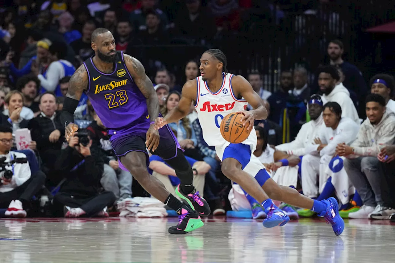 Maxey's 43 Points Power 76ers Past Lakers in Embiid, George's Absence