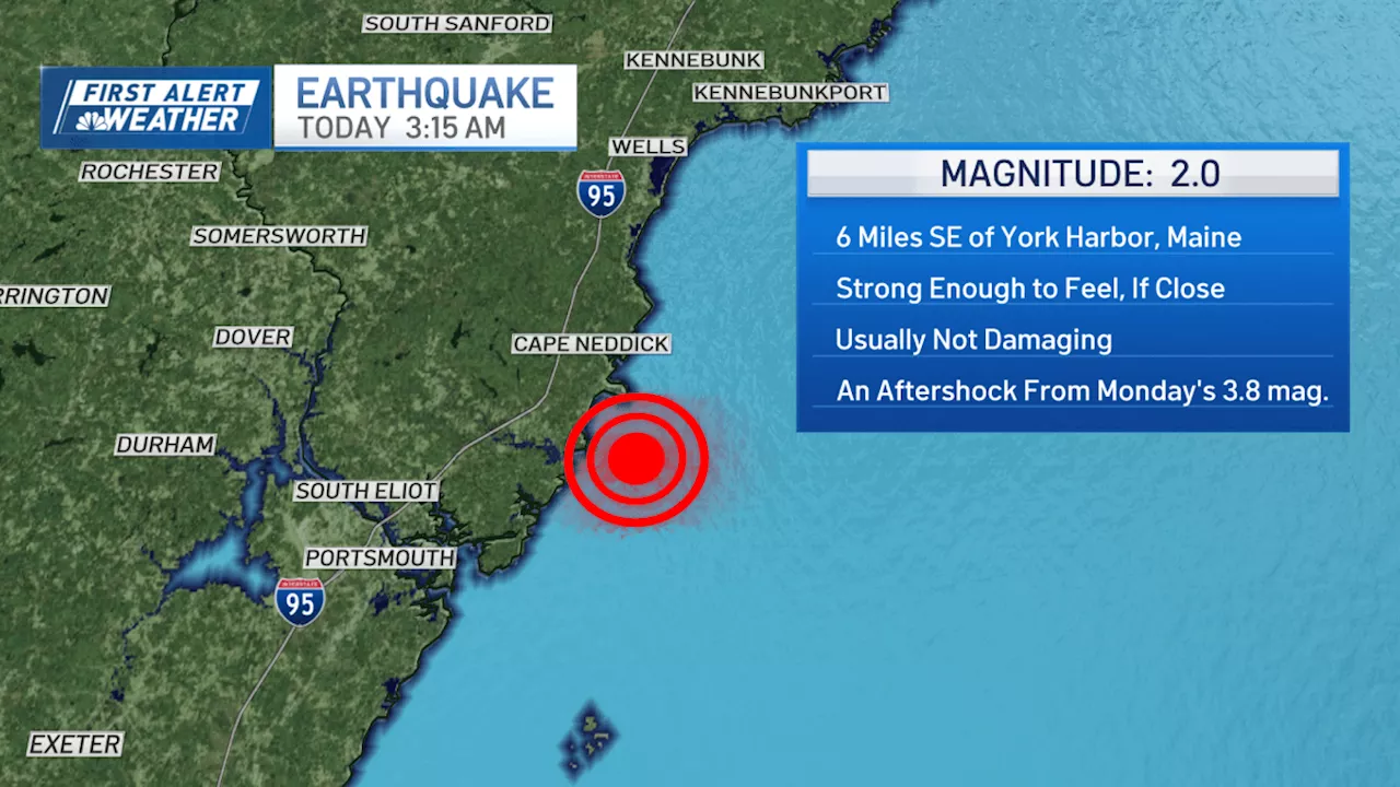 Aftershock Shakes New England Following Rare 3.8 Magnitude Earthquake