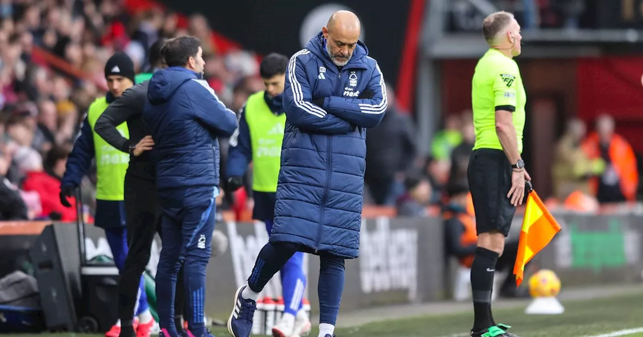 Nottingham Forest predicted XI as Nuno tipped to respond to Bournemouth thumping