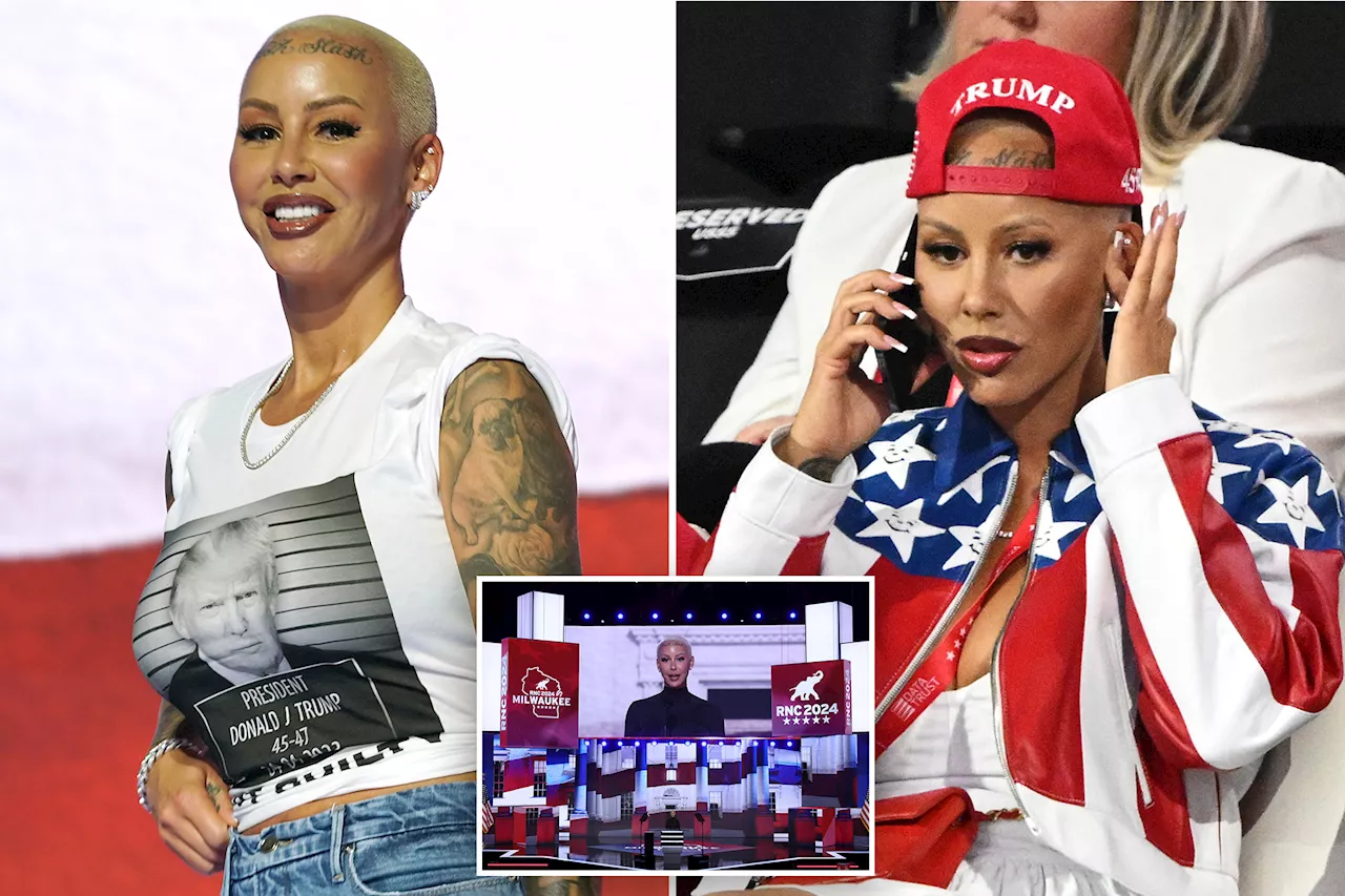 Amber Rose opens up about being 'canceled' for supporting President Trump: 'I don't give a f--k'