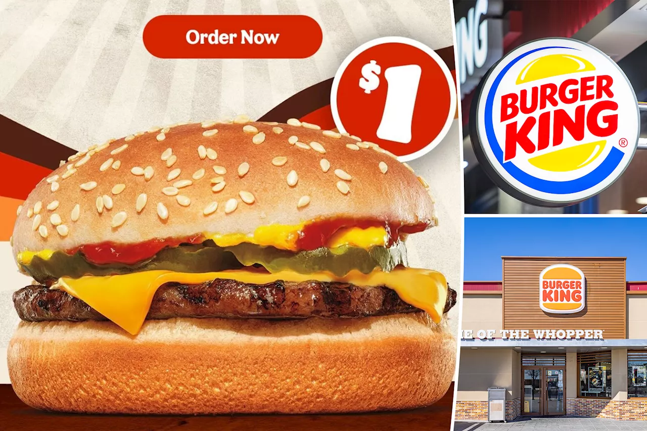 Burger King Offers $1 Cheeseburgers and Croissan'wich Deals for Royal Perks Members