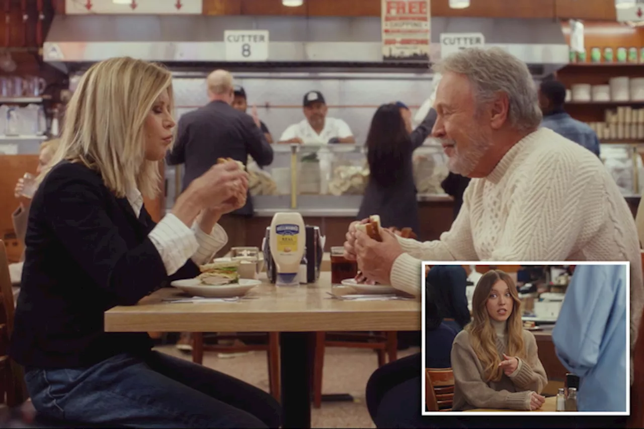 Meg Ryan and Billy Crystal reunite for 'When Harry Met Sally' Super Bowl ad — with surprise guest Sydney Sweeney