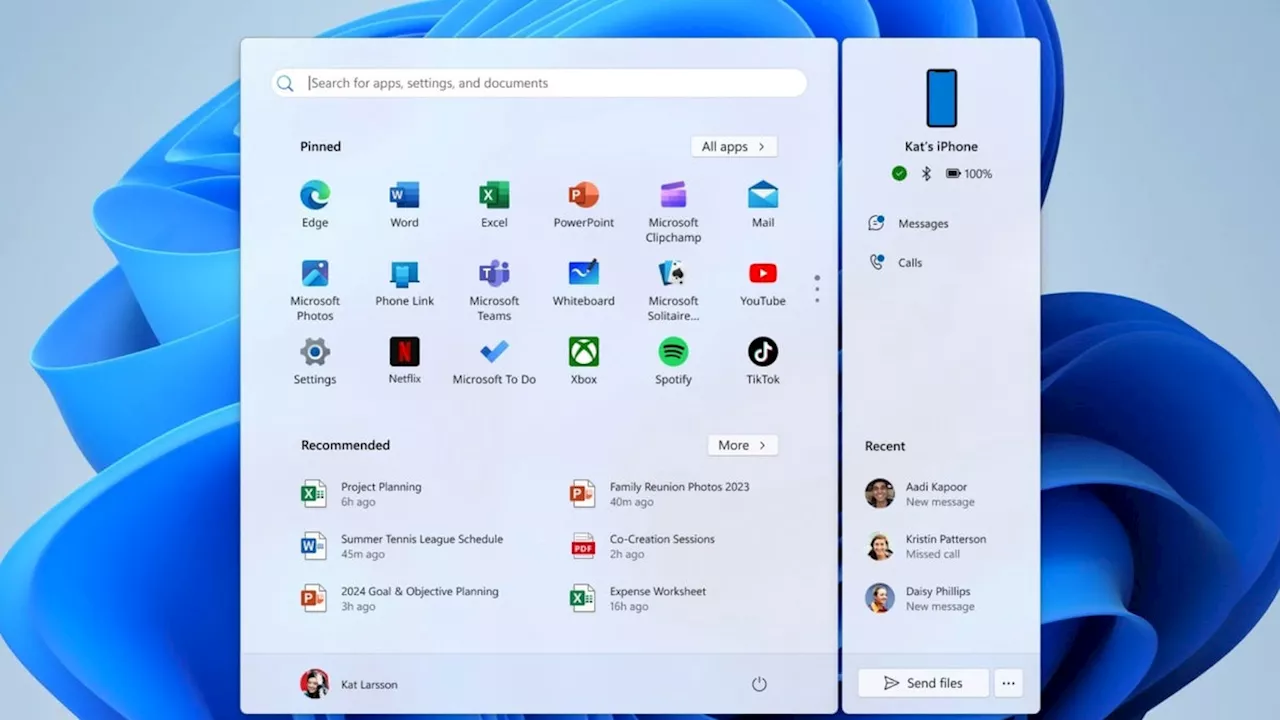 Windows 11 to Offer iPhone Integration: Direct Phone Access from Start Menu