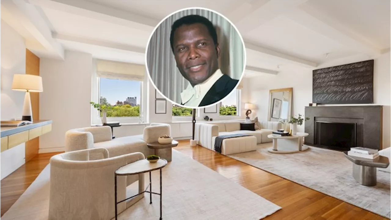 Sidney Poitier's Former Fifth Avenue Co-op Hits the Market