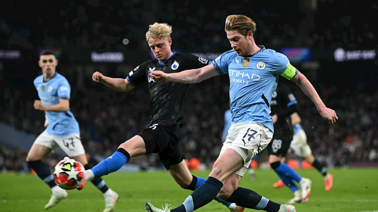 Bruges S'incline à Manchester City après une Aventure palpitante