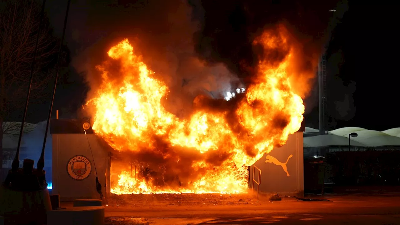 Fire Breaks Out at Manchester City Stadium Before Champions League Match