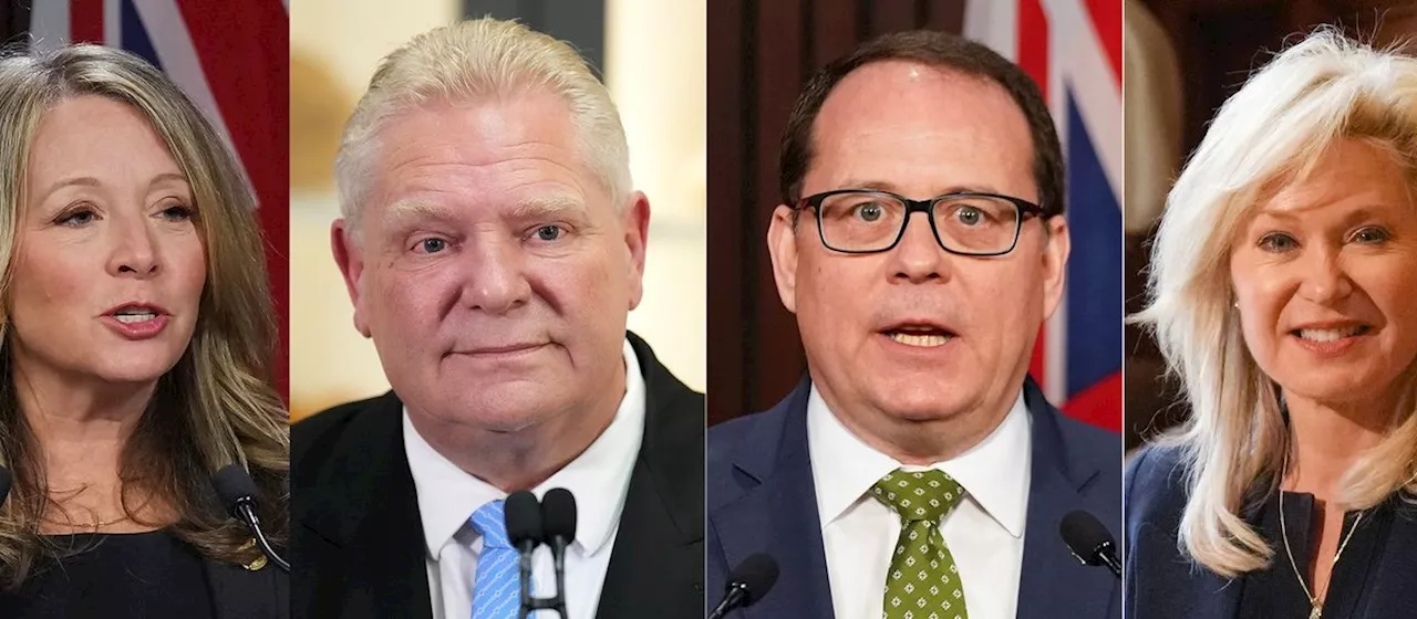 Ontario party leaders hit campaign trail as snap winter election begins