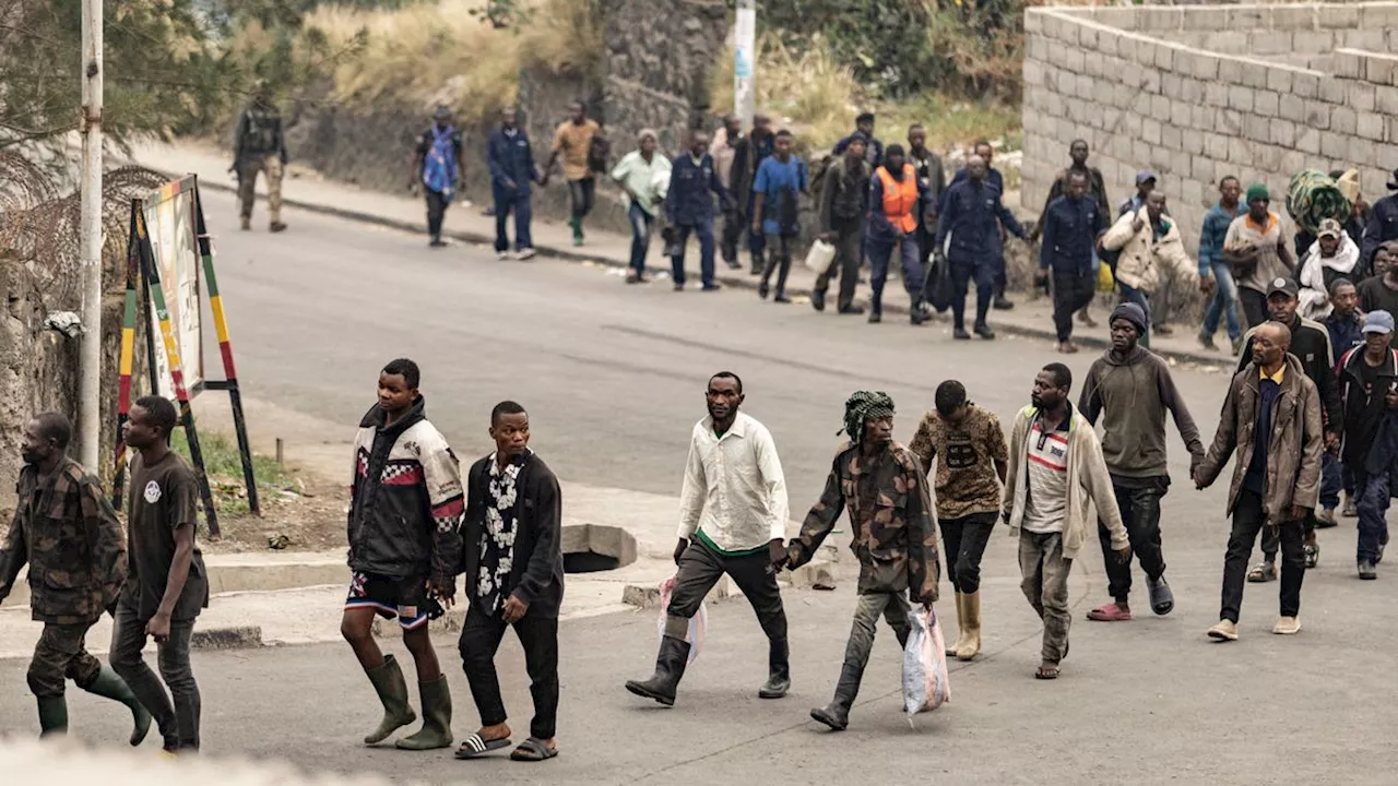 Rebellen der M23 kontrollieren die Stadt Goma im Osten des Kongo