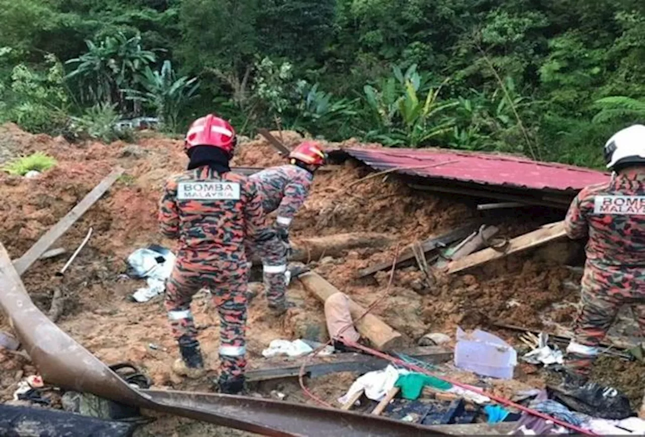 Five Still Missing After Landslide Buries Homes in Miri