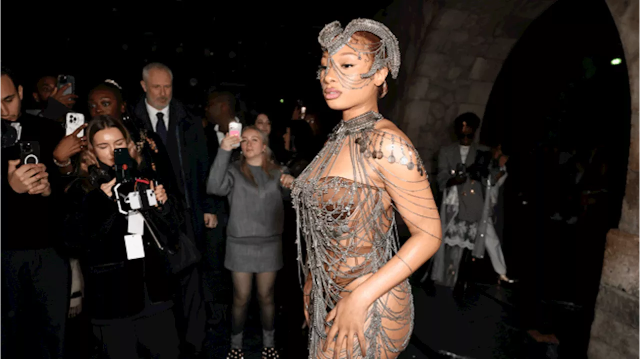 Megan Thee Stallion's Backwards Manicure at Paris Fashion Week Has Us Obsessed