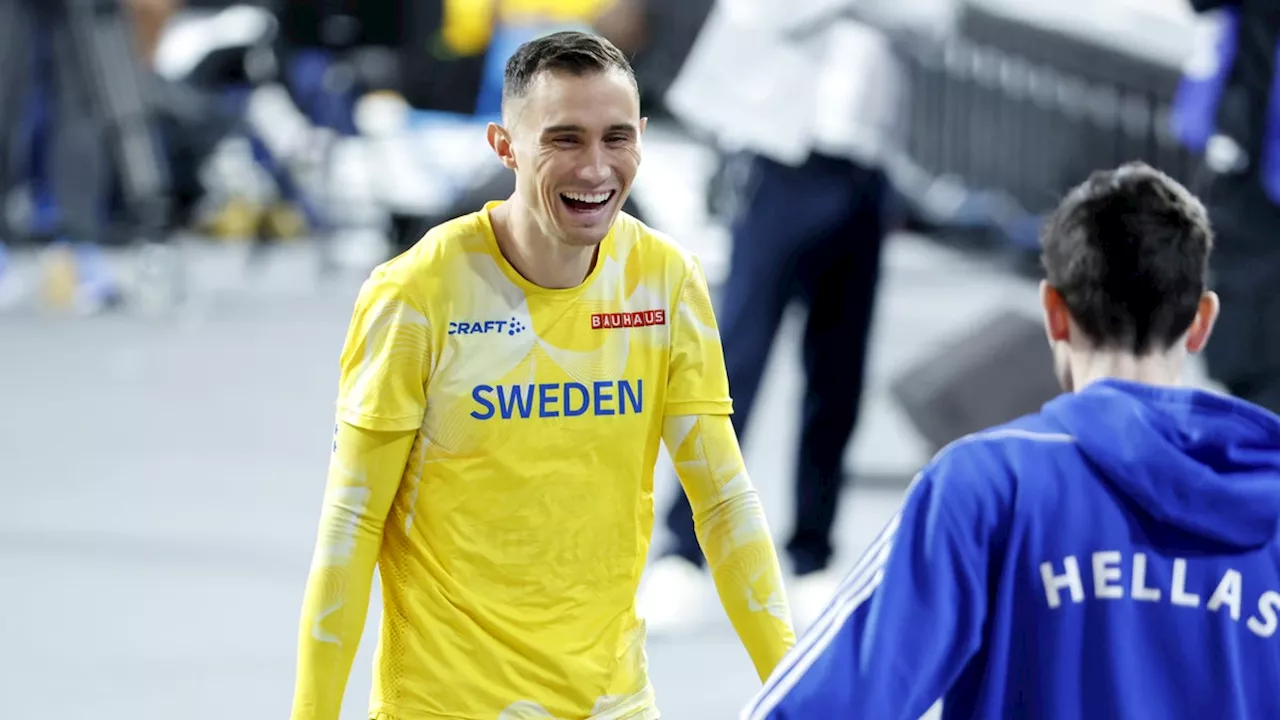 Svensken krossade världsårsbästat i längdhopp
