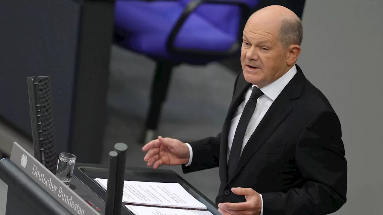 Scholz gibt Regierungserklärung ab: „Ein Bundeskanzler darf kein Zocker sein“