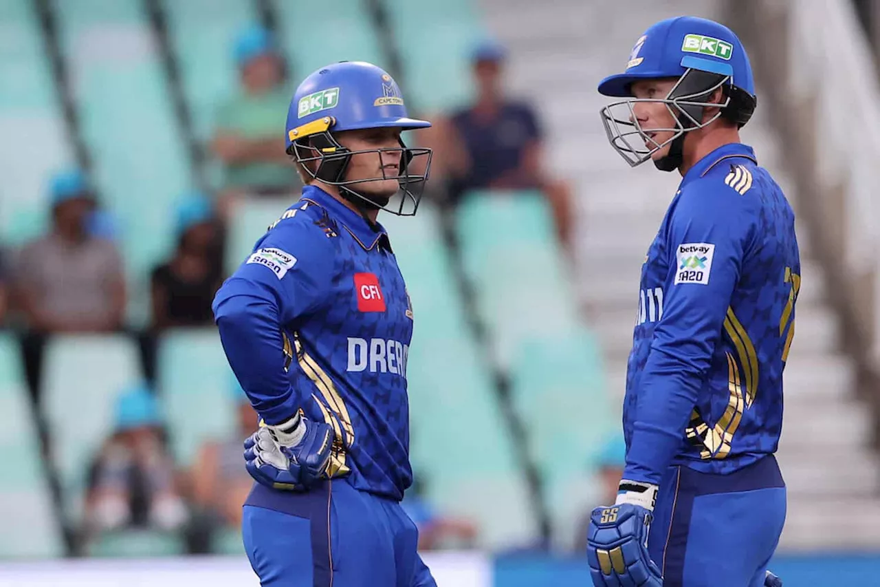 Big hitters, quality bowlers go head to head when MI Cape Town host Sunrisers