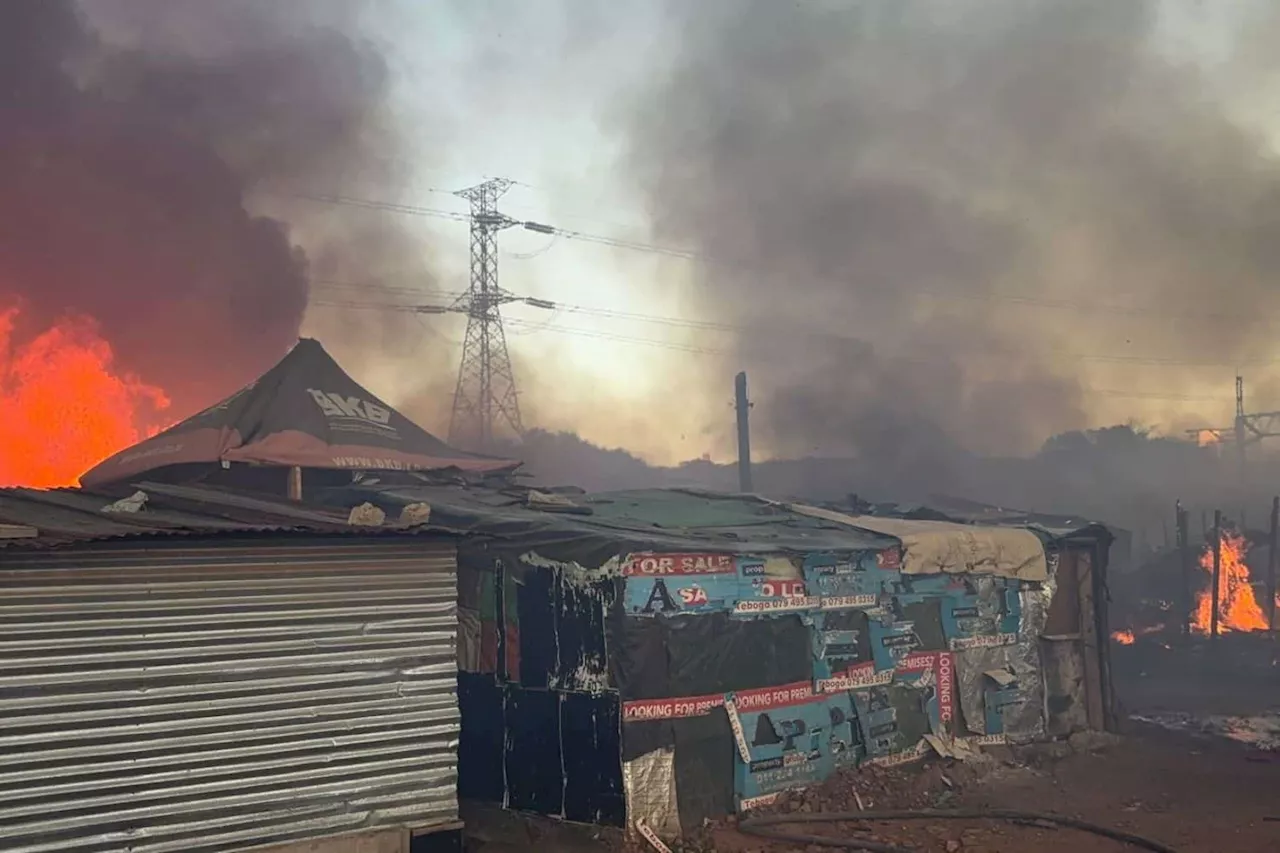 Devastating Fire Leaves 230 Families Homeless in Johannesburg