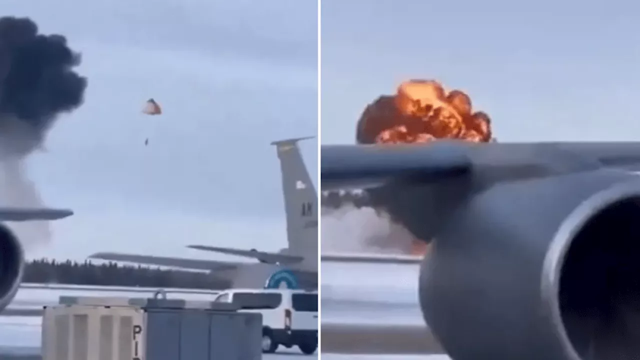 F35 fighter jet crashes and explodes in third major accident in eight months