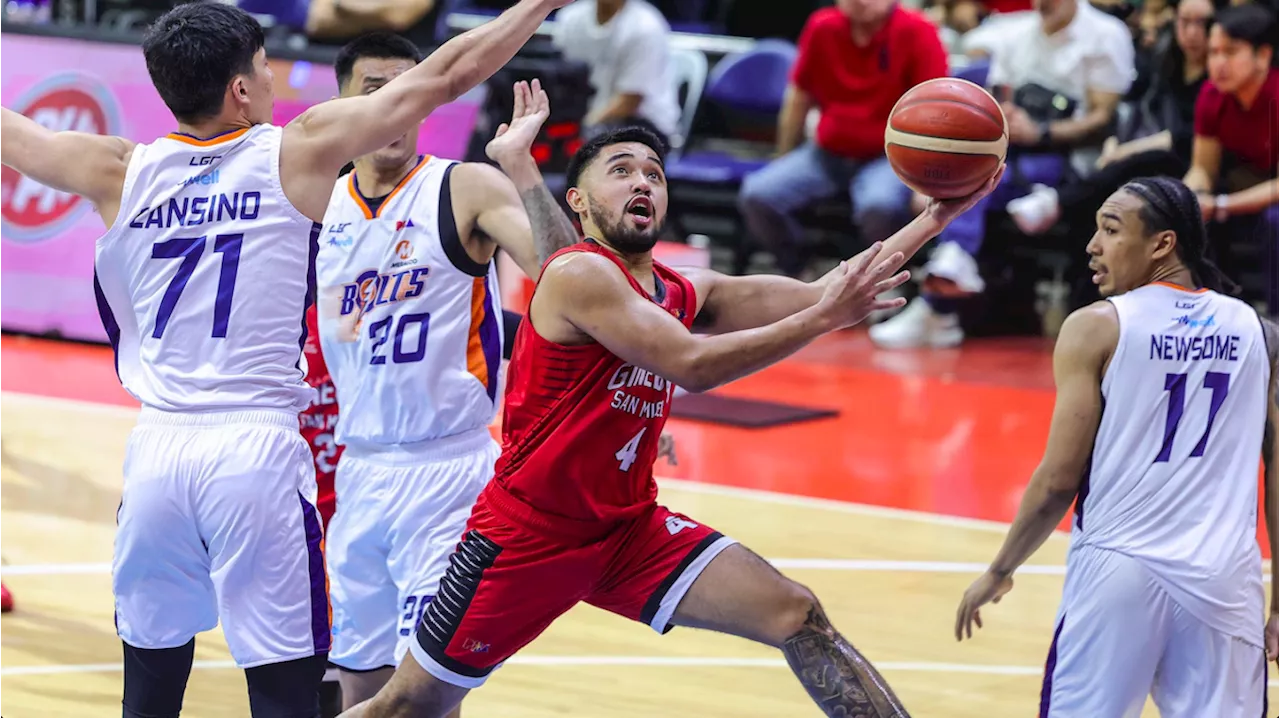 Ginebra scrapes past import-less Meralco