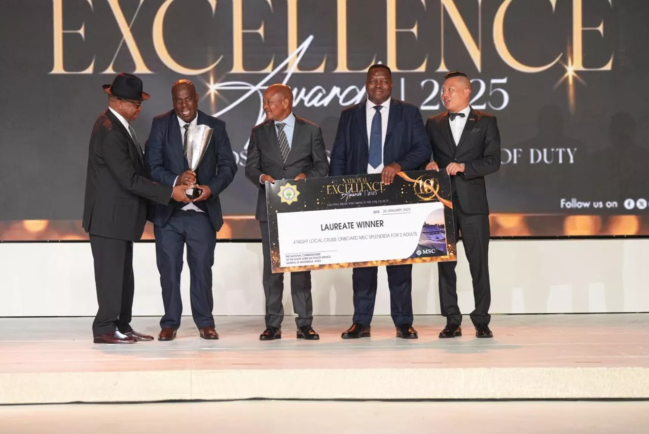 SAPS Ladysmith Groundsman Wins Car and Cash at Excellence Awards