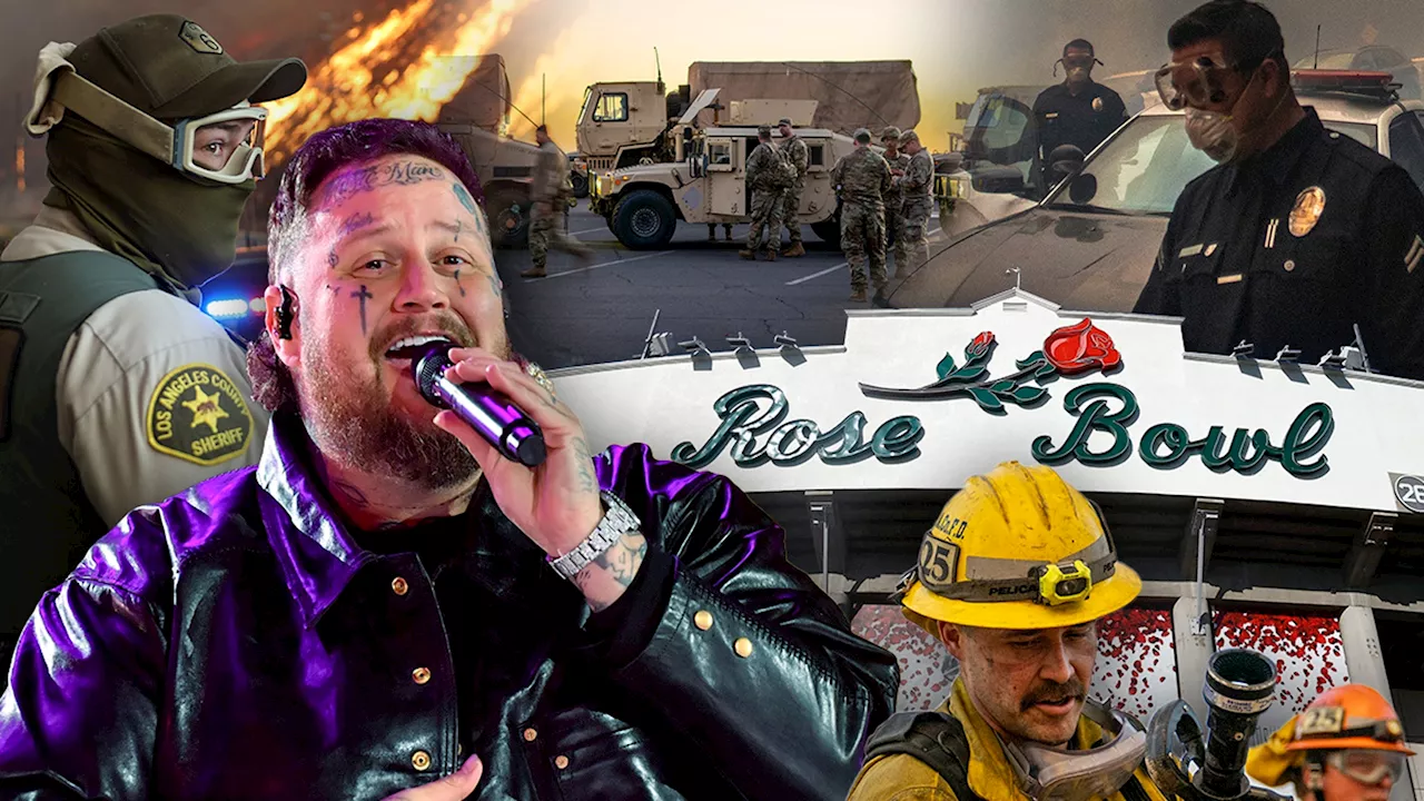 Jelly Roll Hosts Benefit Concert for L.A. First Responders After Devastating Wildfires