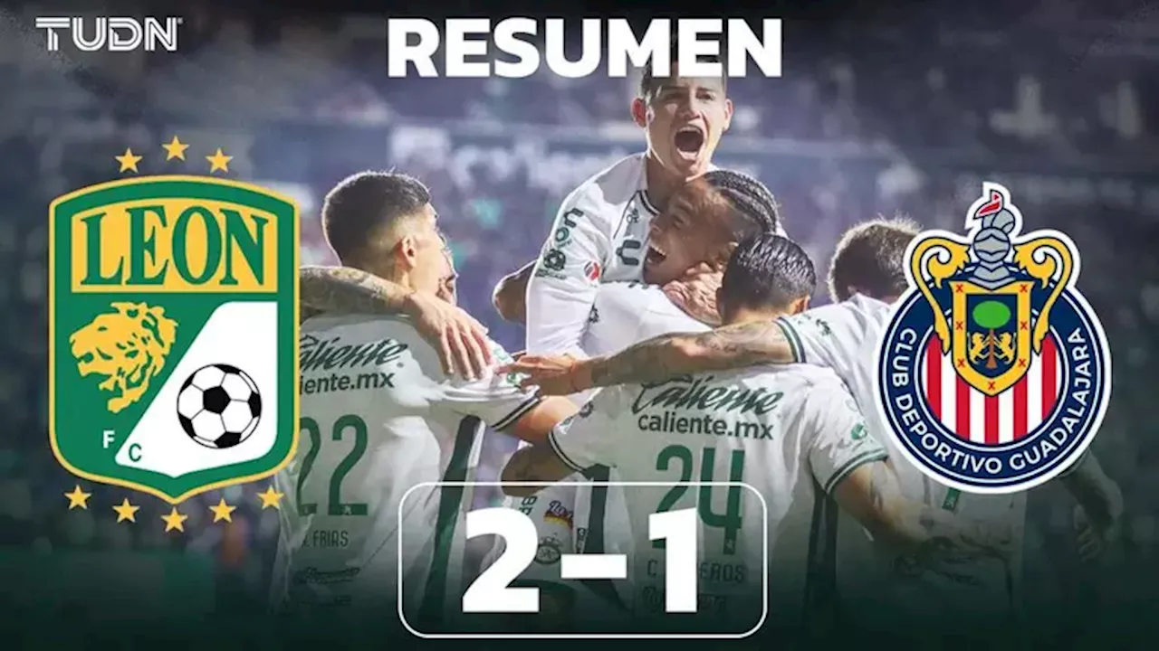 León vence a Chivas en un encuentro lleno de polémica