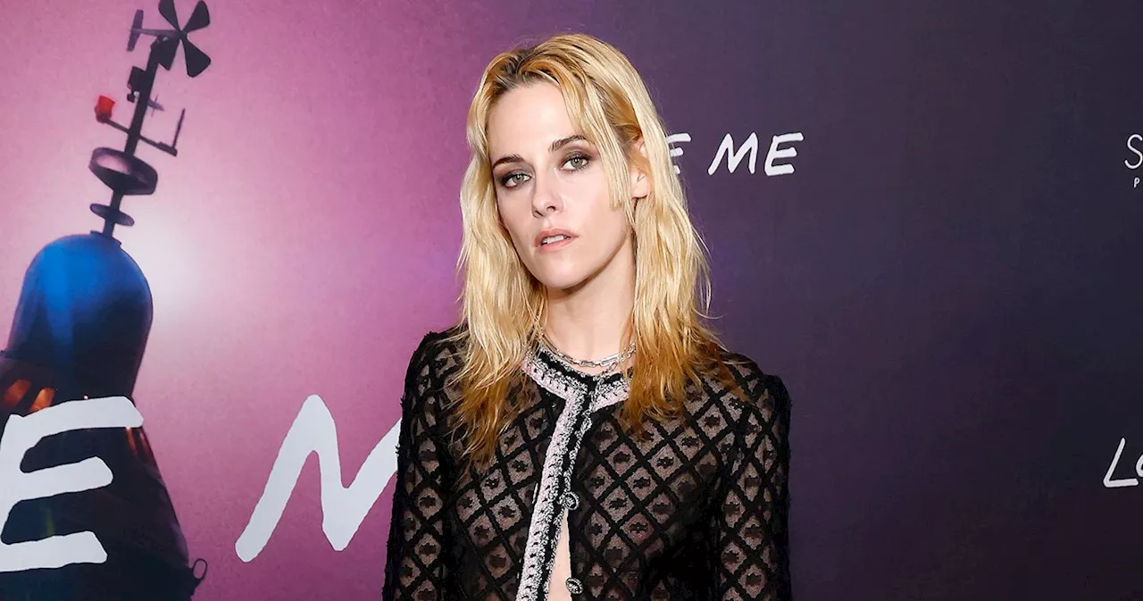 Kristen Stewart Goes Braless Underneath Sheer Chanel Sweater