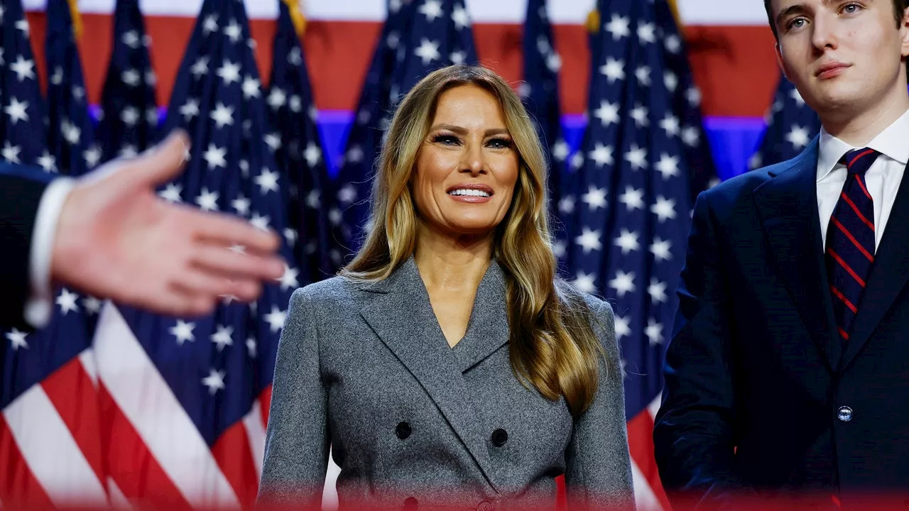 Melania Trump's Official White House Portrait Revealed in Striking Black and White