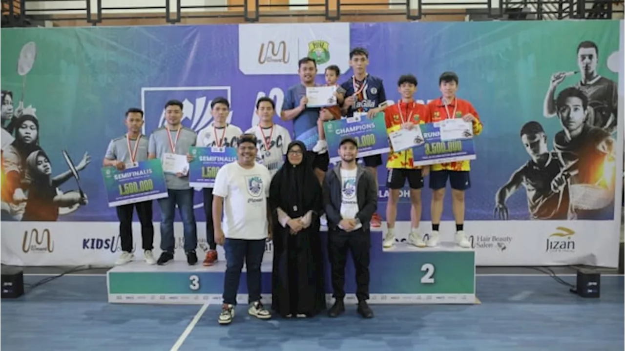 Badminton Cup Aceh 2025 Sukses Digelar, 194 Pebulutangkis Panaskan Persaingan