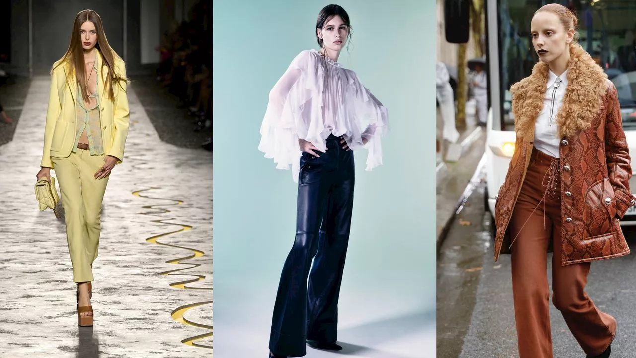 Pantalones acampanados boho: La tendencia de los 70 que regresa en Primavera-Verano 2025