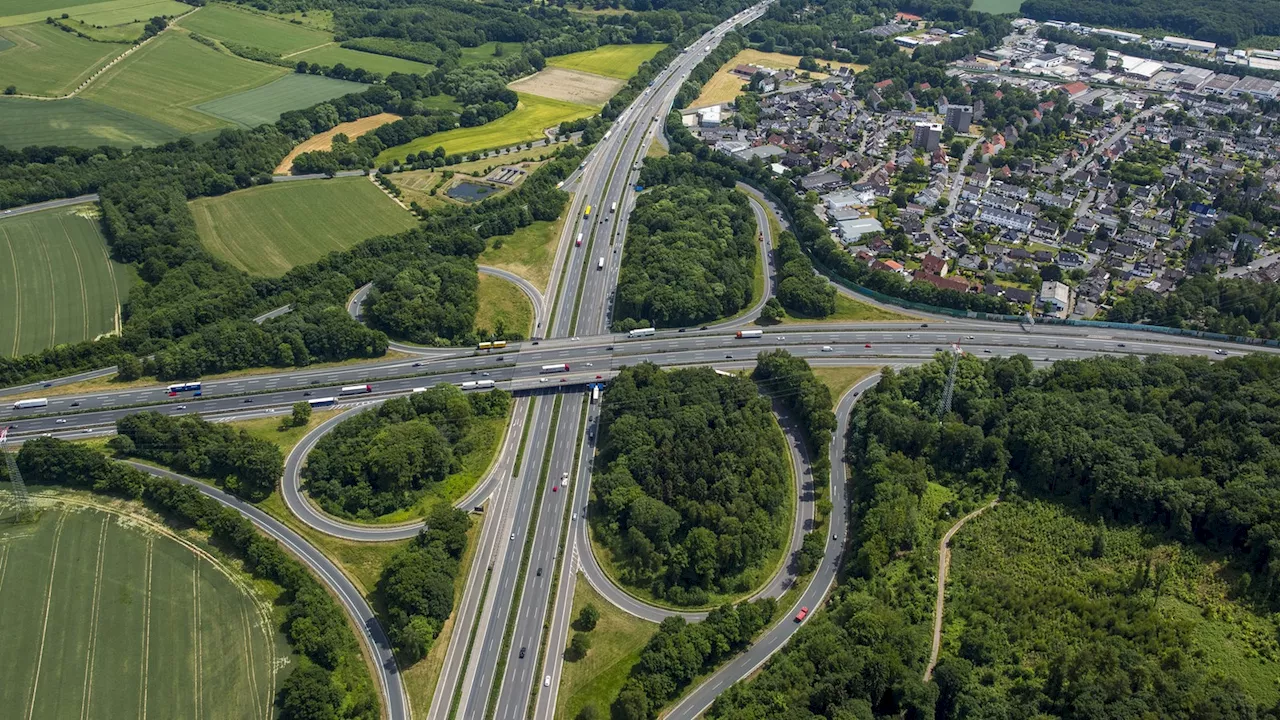 Sperrungen im Westhofener Kreuz bei Schwerte wegen Brückenbau