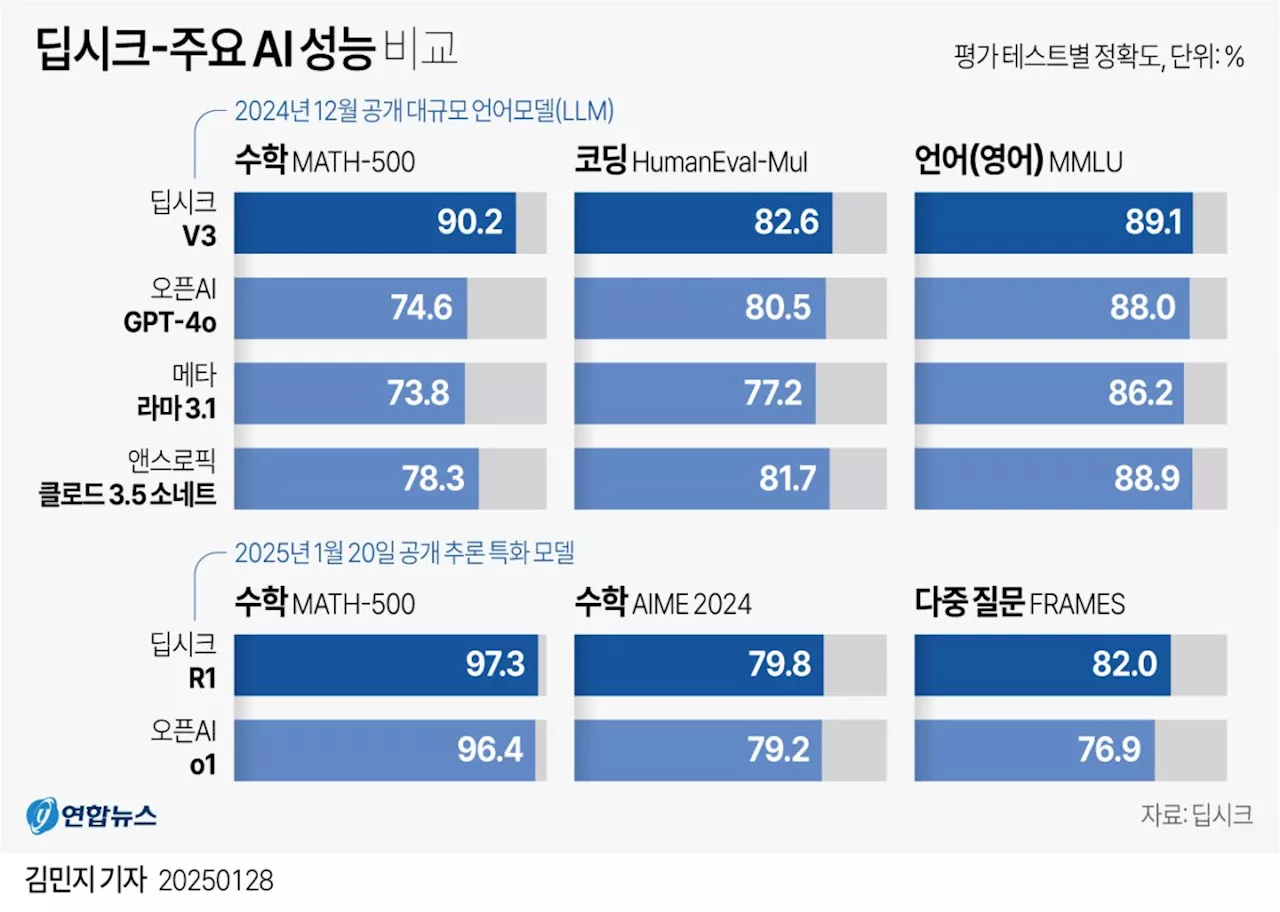 딥시크, 챗GPT 능가하는 AI 모델 개발…국내 AI 업계에 희망 불어?