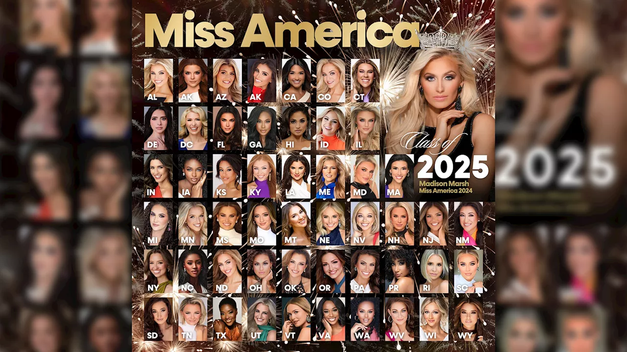 52 Women Compete for Miss America 2025 Crown